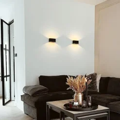 Wandlampen-QAZQA wandlampen otan zwart g9