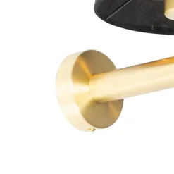 QAZQA wandlampen pluk goudkleurig e27