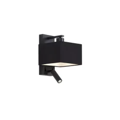 Wandlampen-QAZQA wandlampen puglia zwart e27