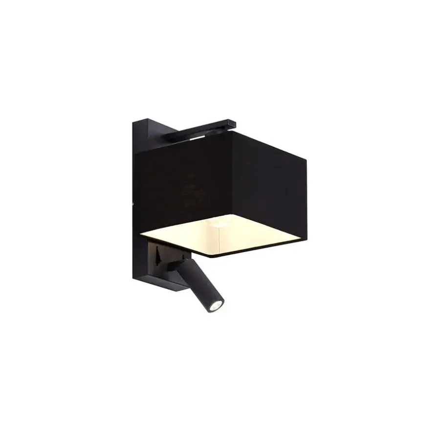 Wandlampen-QAZQA wandlampen puglia zwart e27