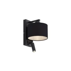Wandlampen-QAZQA wandlampen puglia zwart e27
