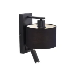 Wandlampen-QAZQA wandlampen puglia zwart e27