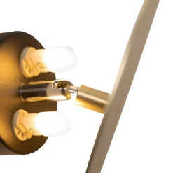 Wandlampen-QAZQA wandlampen pulley goudkleurig g9