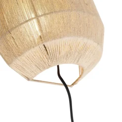 Wandlampen-QAZQA wandlampen riki beige e27