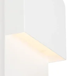 Wandlampen-QAZQA wandlampen robin wit geïntegreerde led