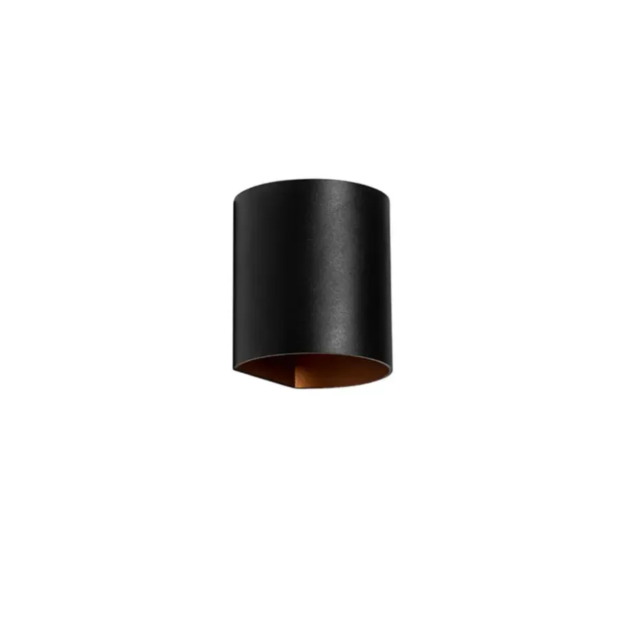QAZQA wandlampen sabbio goudkleurig g9