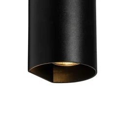 Wandlampen-QAZQA wandlampen sabbir zwart gu10