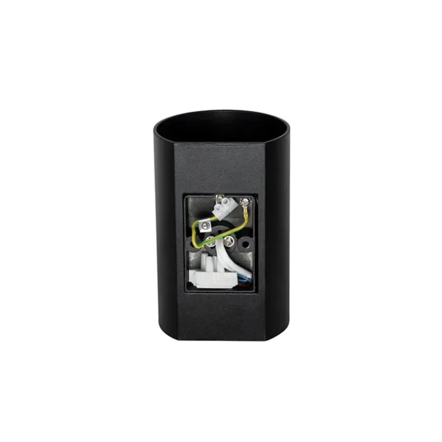 Wandlampen-QAZQA wandlampen sabbir zwart gu10