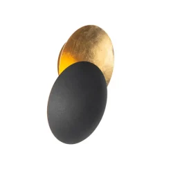 Wandlampen-QAZQA wandlampen sunrise zwart g9