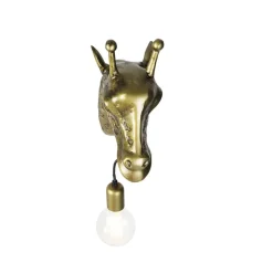 Wandlampen-QAZQA wandlampen wl-animal goudkleurig e27