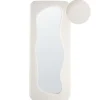 Leen Bakker QUIMPER - Wandspiegel - Off-white - Glas/MDF