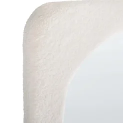 Leen Bakker QUIMPER - Wandspiegel - Off-white - Glas/MDF