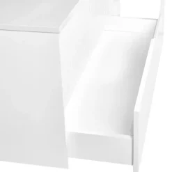 Wastafelkasten-Leen Bakker QUINTELA - Badkamermeubel - Wit - 60 x 52 cm - MDF