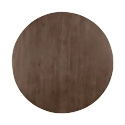 QUVIO Eettafel Sofia – Rond – Ø120 – Kruispoot – Bruin