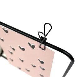 QUVIO Fotoframe met vaasje - Zwart en wit