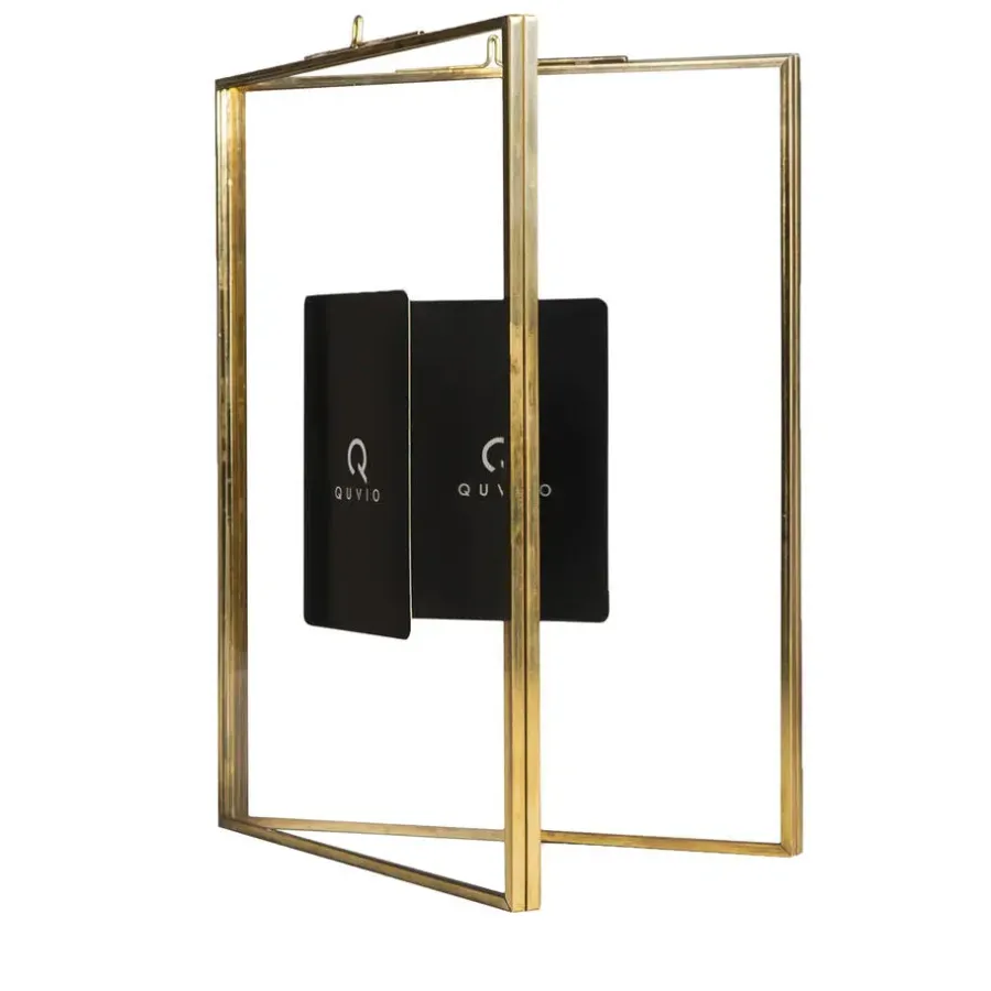 QUVIO Fotolijst staand rechthoek 15 x 20,5 cm (bxh) - Goud
