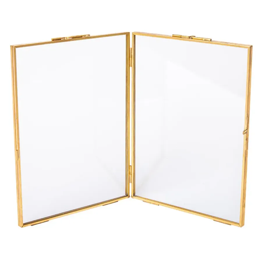 QUVIO Fotolijst staand rechthoek 15 x 20,5 cm (bxh) - Goud