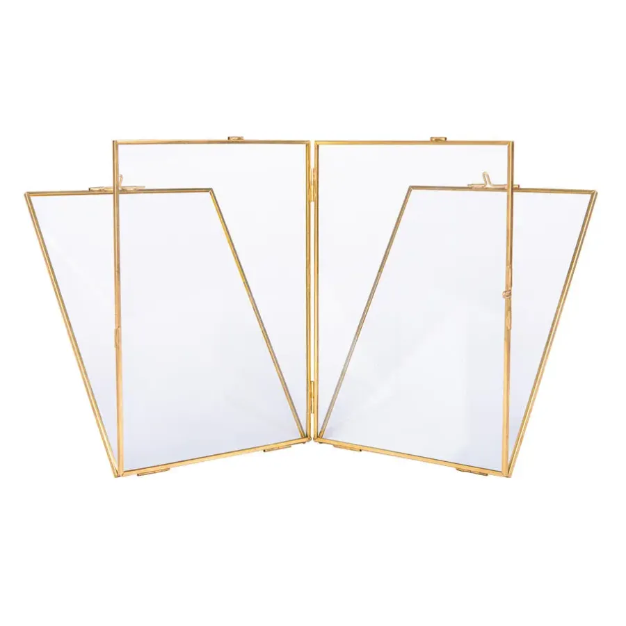 QUVIO Fotolijst staand rechthoek 15 x 20,5 cm (bxh) - Goud