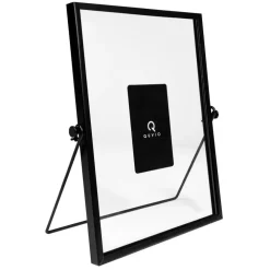 Fotolijsten-QUVIO Fotolijst staand staal 17,5 x 23 cm (bxh) - Zwart