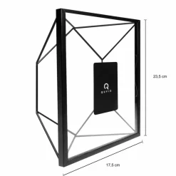 Fotolijsten-QUVIO Fotolijstje hexagon set van 3 - Zwart