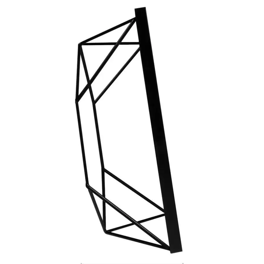 Fotolijsten-QUVIO Fotolijstje hexagon staal 15 x 15cm - Zwart