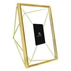 Fotolijsten-QUVIO Fotolijstje hexagon - 15 x 20.5 cm - staal - Goud