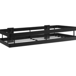 Wandrekken-QUVIO kruidenrek keuken metaal - Zwart - 40 cm