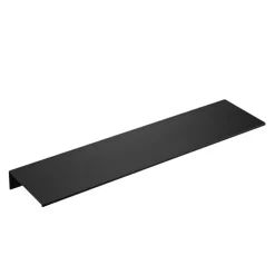 Wandplanken-QUVIO Muur plank staal - Zwart