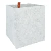 QUVIO Organizer vierkant - 23 x 26,5 cm - Vilt - Grijs