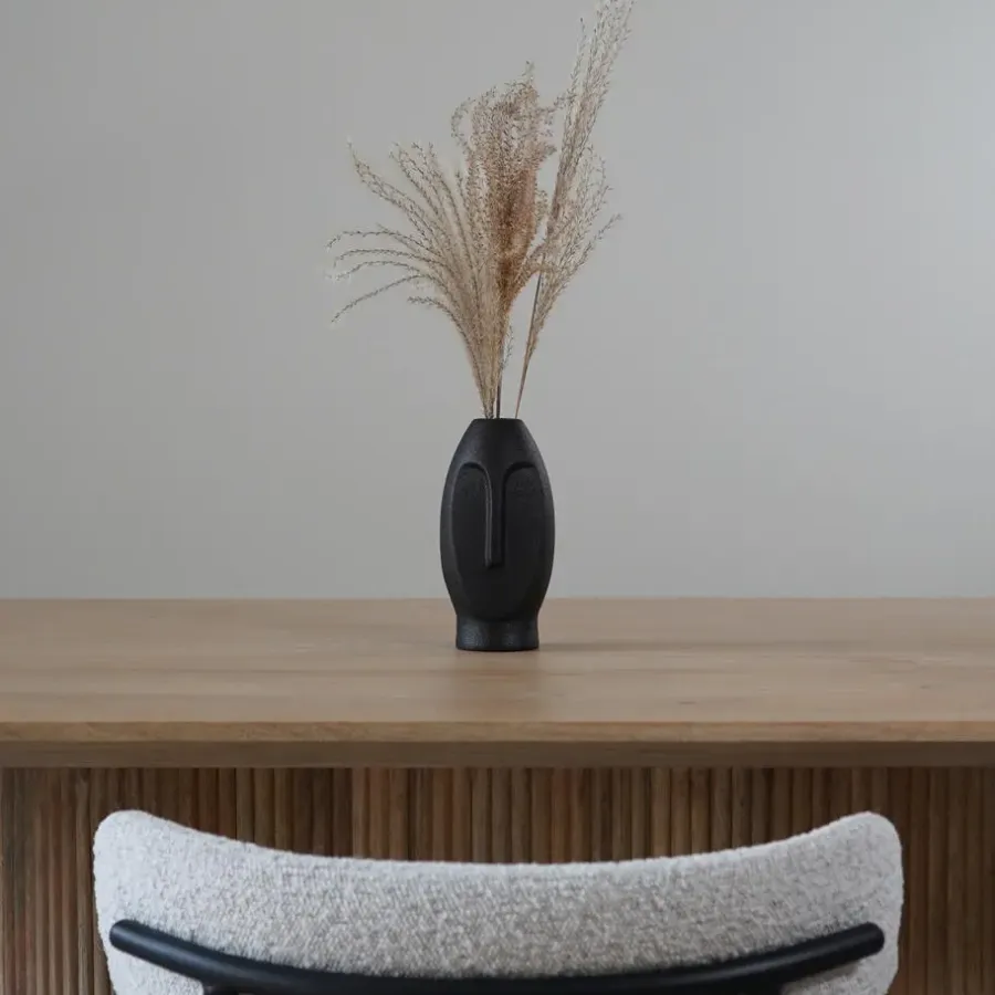 Vazen-QUVIO Vaas - Abstract - Zwart