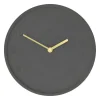QUVIO Wandklok - 25cm - Beton - Antraciet