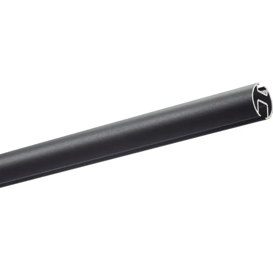Leen Bakker Railroedeset 200cm - zwart metaal - Ø28mm (2680220)
