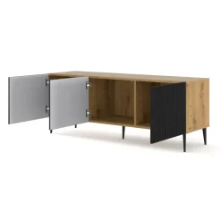 Homlando Ravenna B TV-meubel 150 3D gefreesd MDF folie mat