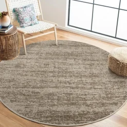 Muratap Relax Oslo - Laagpolig Effen Vloerkleed - Beige - 150 CM ROND