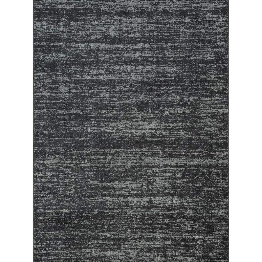 Laagpolige Vloerkleden-Muratap Relax Oslo - Laagpolig Effen Vloerkleed - Zwart - 120x170 CM