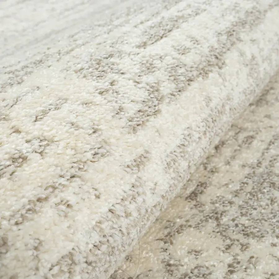 Muratap Relax Oslo - Laagpolig Effen Vloerkleed - Creme - 200x200 CM Vierkant