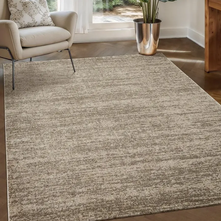 Vloerkleden|Laagpolige Vloerkleden-Muratap Relax Oslo - Laagpolig Effen Vloerkleed - Beige - 160x230 CM