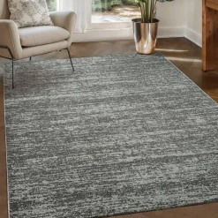 Vloerkleden|Laagpolige Vloerkleden-Muratap Relax Oslo - Laagpolig Effen Vloerkleed - Grijs - 140x200 CM