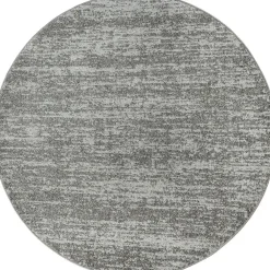 Laagpolige Vloerkleden|Ronde Vloerkleden-Muratap Relax Oslo - Laagpolig Effen Vloerkleed - Grijs - 150 CM ROND