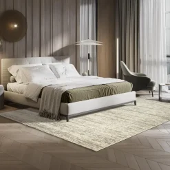 Muratap Relax Oslo - Laagpolig Effen Vloerkleed - Creme - 120x170 CM