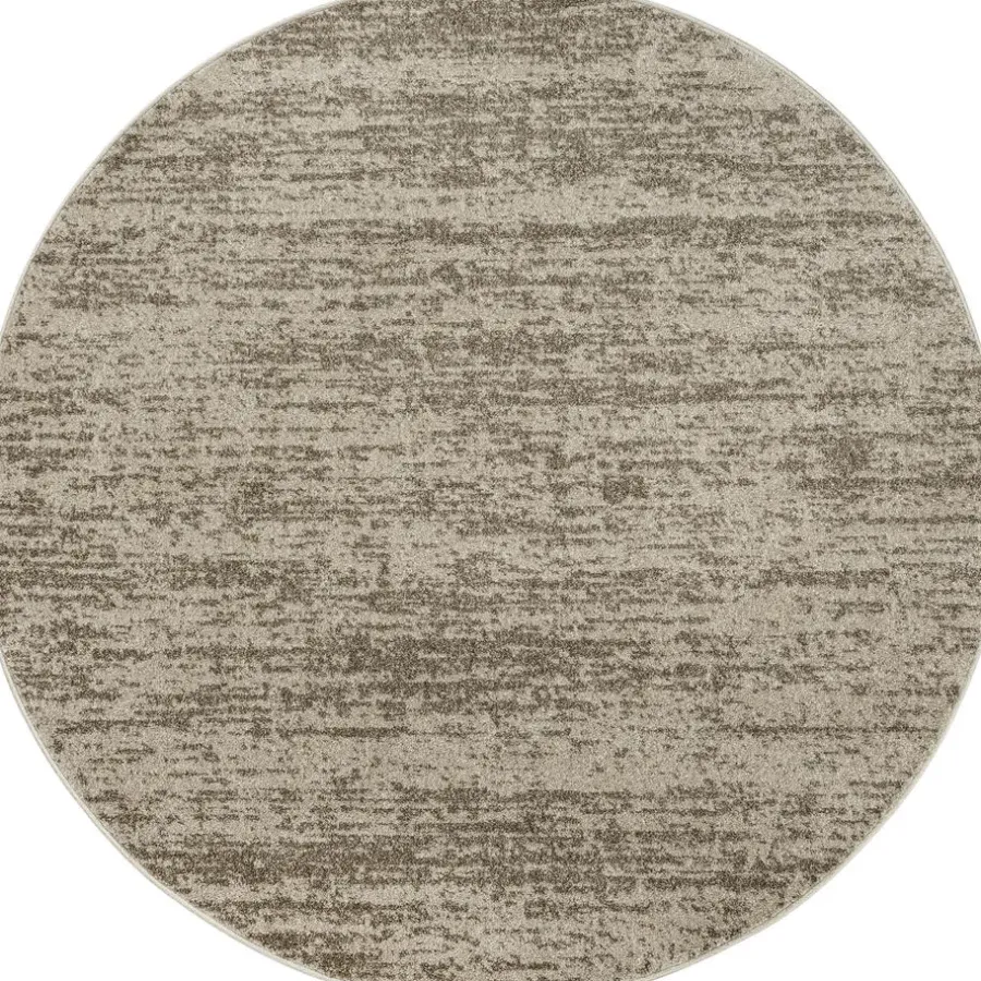 Muratap Relax Oslo - Laagpolig Effen Vloerkleed - Beige - 240 CM ROND
