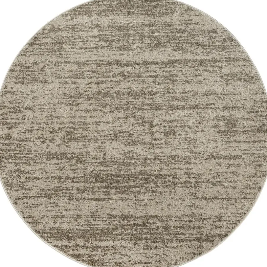 Muratap Relax Oslo - Laagpolig Effen Vloerkleed - Beige - 240 CM ROND