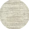 Ronde Vloerkleden-Muratap Relax Oslo - Laagpolig Effen Vloerkleed - Creme - 200 CM ROND