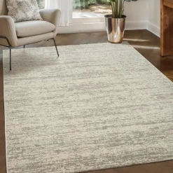 Vloerkleden|Laagpolige Vloerkleden-Muratap Relax Oslo - Laagpolig Effen Vloerkleed - Creme - 200x290 CM