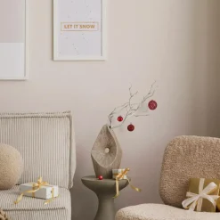 Relaxdays kerstballen - 50x - rood - 3, 4 en 6 cm -kunststof