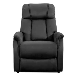 Fauteuils-Leen Bakker Relaxfauteuil Colorado - sta-op - donkergrijs