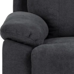Fauteuils-Giga Living Relaxfauteuil Donkergrijs - 95x90x98cm - Verstelbaar - Rinda