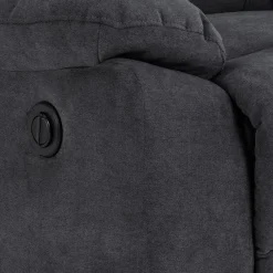 Fauteuils-Giga Living Relaxfauteuil Donkergrijs - 95x90x98cm - Verstelbaar - Rinda