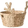Opbergmanden-Leen Bakker RENNE - Kerstmand - Naturel - Waterhyacint