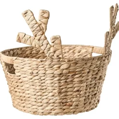 Opbergmanden-Leen Bakker RENNE - Kerstmand - Naturel - Waterhyacint